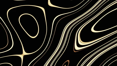 Abstract, Black and Orange Looping Fluid Background Animation ProRes 4K Video stock 222158765