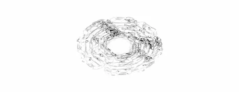 Abstract black and white animation Stock-Footage 245886544