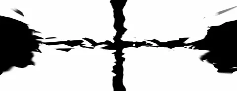 Abstract black and white animation Stock-Footage 245886986