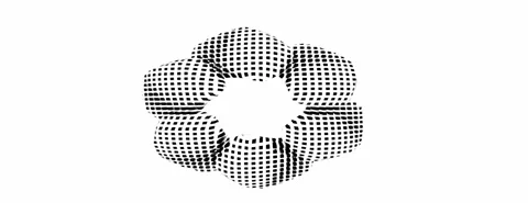Abstract black and white animation Stock-Footage 245887089