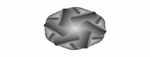 Abstract black and white animation Stock-Footage 245887271
