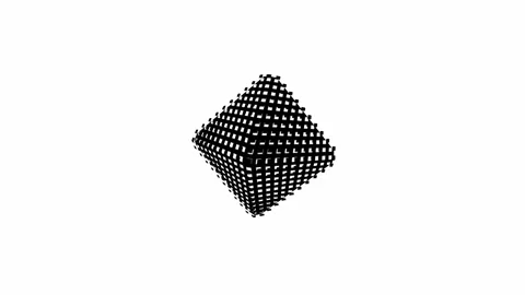 Abstract black and white animation Full-HD Stock-Footage 254544692
