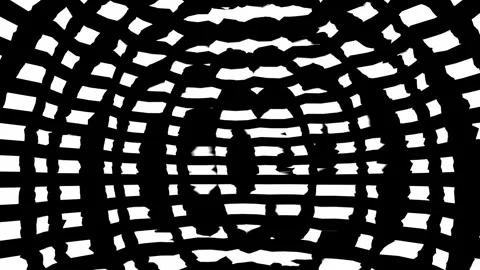 Abstract black and white animation Full-HD Stock-Footage 254544804