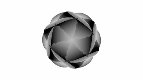 Abstract black and white animation Full-HD Stock-Footage 254545296