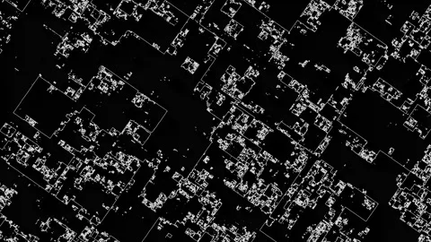 Abstract Black and White Animation Background Stock Footage 319218849