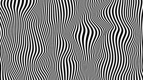 Abstract black and white background with psychedelic curves Stock Footage 74524544