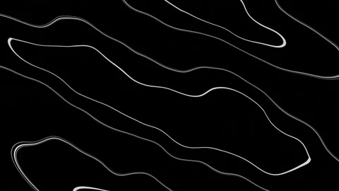 An abstract black-and-white background of looped lines. Stock Footage 194359813