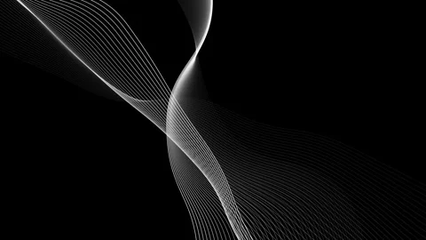 Abstract black and white background featuring a futuristic vector design Stock Footage 332158750