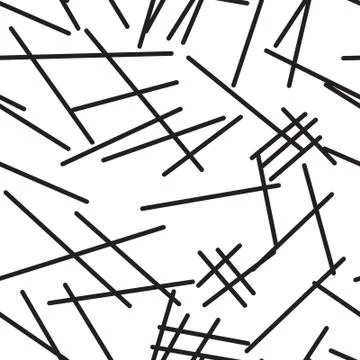 Abstract black-and-white background with lines Stock Illustration