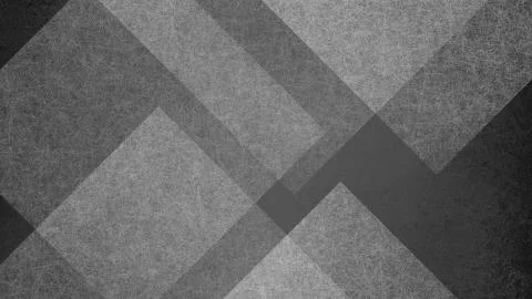 Abstract black and white background with geometric triangle and diamond pattern Stock Illustration
