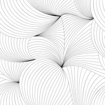 Abstract black and white background and seamless pattern on vector art. Stock Illustration