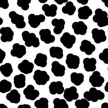 Abstract black and white background. Seamless pattern with animals print for Stock Illustration