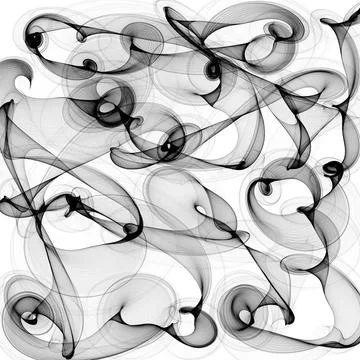 Abstract black and white background Abstract generated black and white pat... Foto stock
