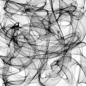 Abstract black and white background Abstract generated black and white pat... 库存照片
