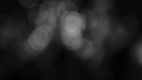Abstract black and white blurry bokeh movement Stock Footage 89868518