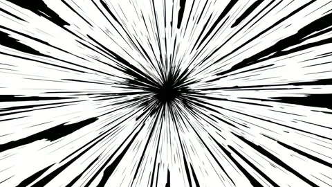Abstract black and white burst lines background, hand drawn digital stop mo.. Stock Footage 341428974