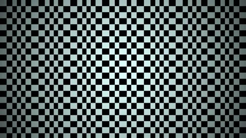 Abstract Black and White Checkerboard Grid Pattern Background Loop Stock Footage 331353103