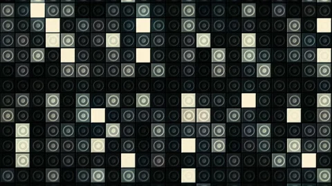 Abstract black and white checkered background. Motion. Geometric pattern with Stock Footage 168191322
