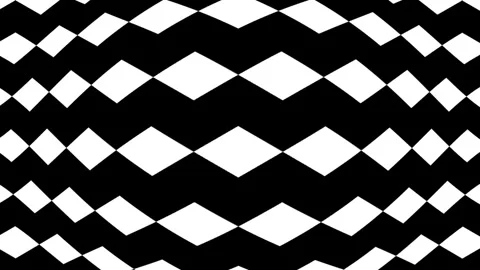 Abstract black and white checkered sphere background animation Stock Footage 269778088
