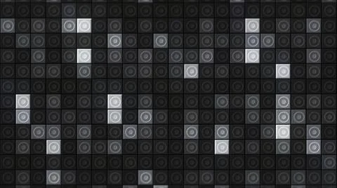 Abstract black and white checkered background. Motion. Geometric pattern with Stock Illustration