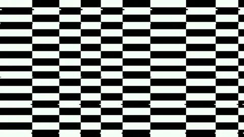 Abstract Black and White Chessboard Pattern Background Stock Footage 332501788