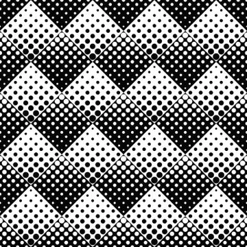 Abstract black and white circle pattern background design Stock Illustration