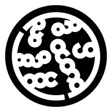 Abstract black and white circle pattern design 库存插图