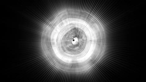 Abstract Black And White Circular Patterns 3 Video stock 150768971