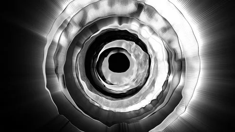 Abstract Black And White Circular Patterns 4 Stock-Footage 150769216
