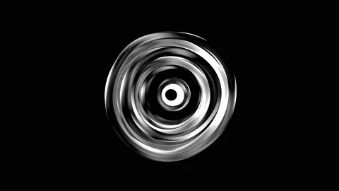 Abstract Black And White Circular Patterns 11 Video stock 150775422