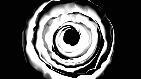 Abstract Black And White Circular Patterns 18 Stock Footage 150810517