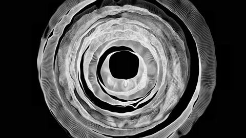 Abstract Black And White Circular Patterns 14 Stock Footage 150811562