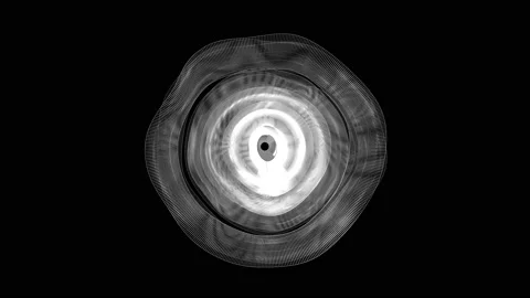 Abstract Black And White Circular Patterns 21 Stock Footage 150826159
