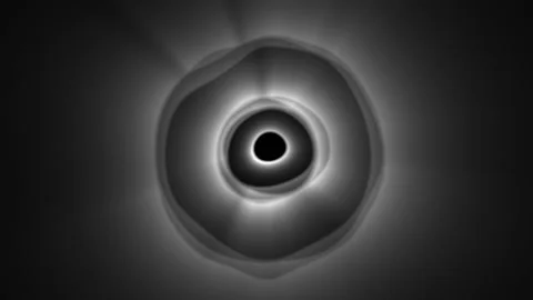 Abstract Black And White Circular Patterns 30 Stock Footage 150832595