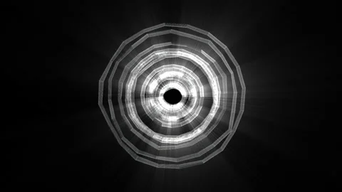Abstract Black And White Circular Patterns 29 Stock Footage 150839713