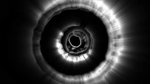 Abstract Black And White Circular Patterns 32 Stock Footage 150861329