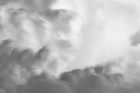 Abstract black and white clouds and sky. Foto stock