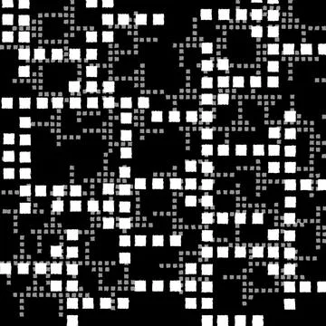 Abstract black and white computer code background pattern. Foto stock