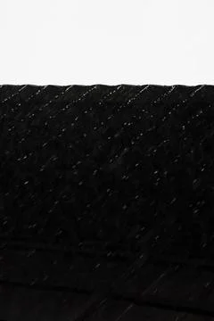 Abstract black and white contract geometric nature background with water drop Foto stock