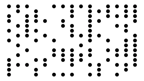 Abstract Black and White Digital Dot Animation Stock Footage 329946807