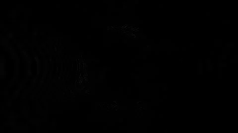 Abstract Black and White Digital Tunnel with Dotted Patterns Stock Footage 341780351