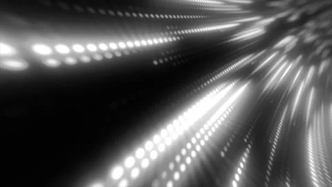 Abstract black-and-white dot pattern with blurred motion effect, creating a.. Stock Footage 295627271
