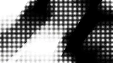 Abstract Black and White dot Halftone Gradient Background with Smooth Contrast Stockillustratie