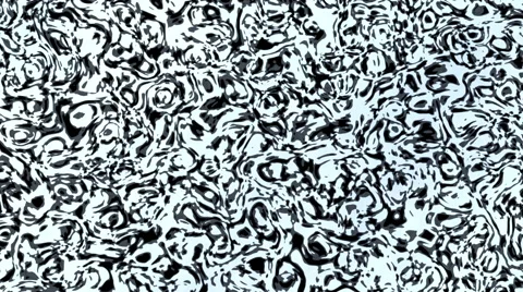 Abstract black and white floating surface. (loop ready file) Video stock 48348861