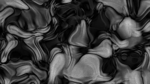 Abstract Black and White Fluid Motion Texture Background Stock Footage 339706929