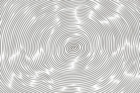 Abstract black and white fluid patterns with organic shapes on a plain Stock Illustration