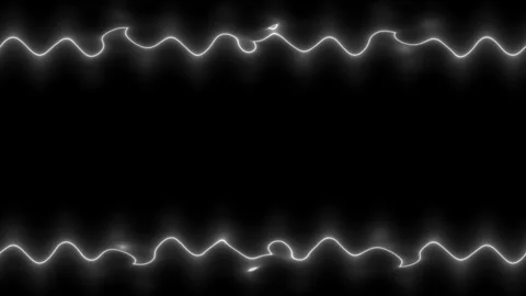 Abstract Black and White Frame with White Lines Stock Footage 284391329