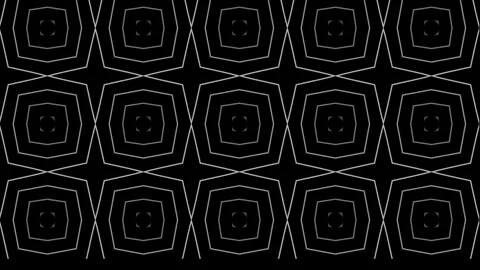 Abstract black and white geometric pattern seamless loop for creative backg.. Stock Footage 320304751