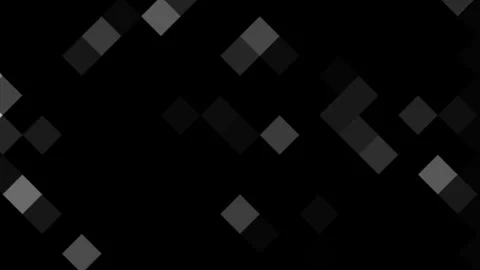 Abstract black and white geometric shapes motion background loop. Stock Footage 333257280