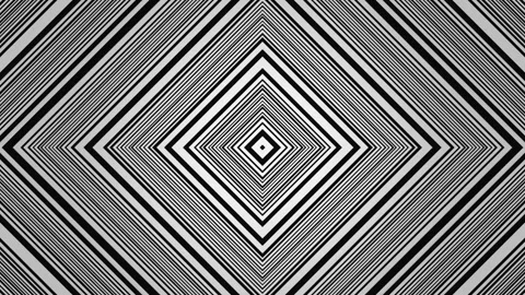 Abstract black and white geometric pattern with diamond Stock Footage 339491254